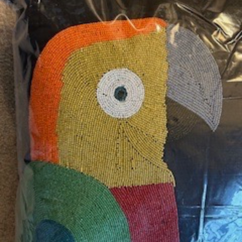 *HOST PICK* MacKenzie-Childs Parrot Pillow *NEW*